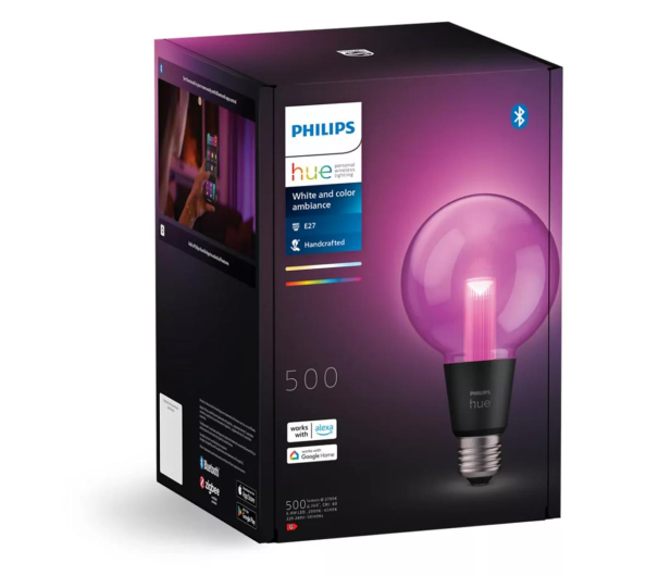 Philips Hue Inteligentna żarówka E27 G95 8719514419155 - 1271541 - zdjęcie 3